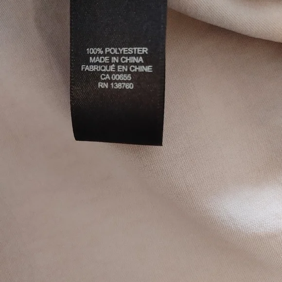 #27 RW&CO. Champagne Satin Tank ~ Size L - Picture 11 of 12